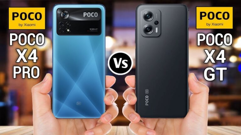 Poco X4 GT vs Poco X4 Pro: Comparativa de Potencia y Rendimiento