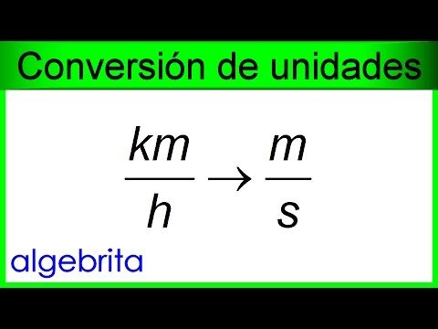 Convertir km/h a m/s: Fórmula y Ejemplos