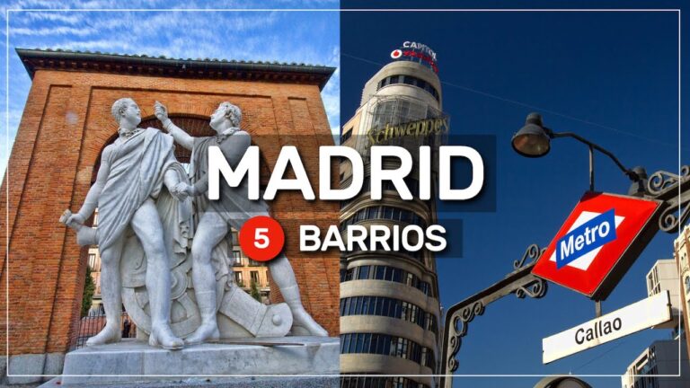 Mapa de los barrios del centro de Madrid: Descubre la ciudad de forma óptima