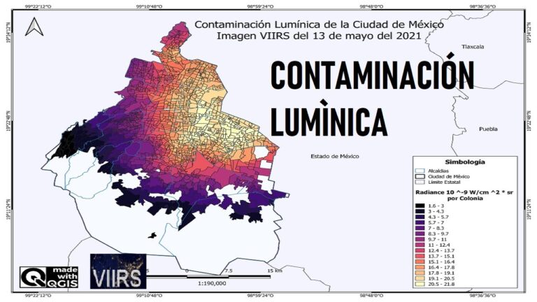 Mapa de Contaminación Lumínica en España: Una Visión Optimizada