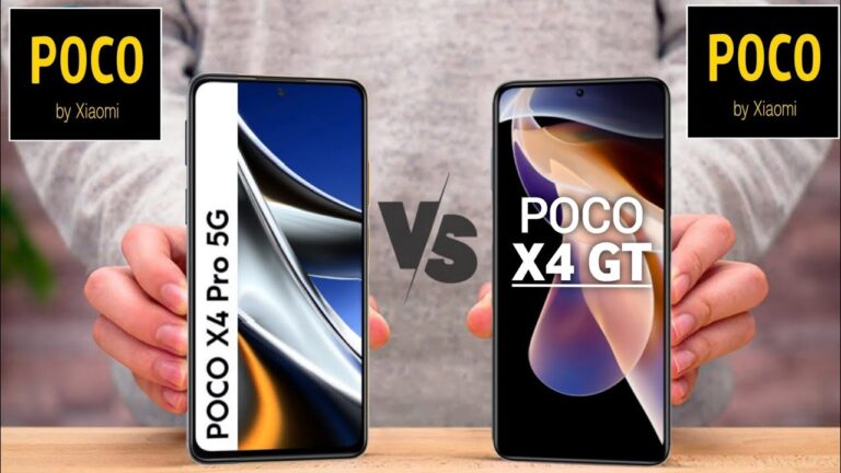 Poco X4 Pro 5G vs Poco X4 GT: Comparativa de gama alta